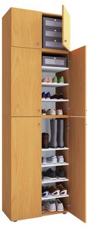 Produktbild: XXL Schuhschrank Kleiderschrank Schrank Lona 9f SA
