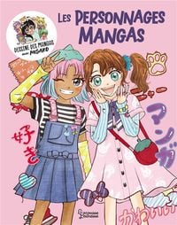 Produktbild: Les personnages mangas : dessine des mangas avec Misako