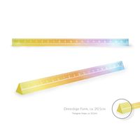 Bild vom Artikel TRENDHAUS® Lineal Regenbogen Good Feelings, 20 cm vom Autor 