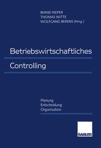 Produktbild: Betriebswirtschaftliches Controlling