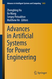 Produktbild: Advances in Artificial Systems for Power Engineering