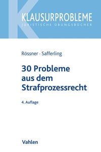 Produktbild: 30 Probleme aus dem Strafprozessrecht