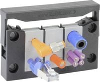 Produktbild: Icotek KEL-QUICK 10/6 Kabeleinf&uuml;hrungsleiste Polyamid Schwarz 1St.