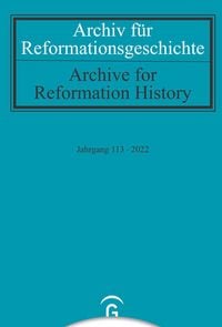 Produktbild: Archiv f&uuml;r Reformationsgeschichte &ndash; Aufsatzband