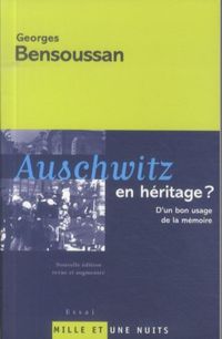 Produktbild: Auschwitz en h&eacute;ritage : d'un bon usage de la m&eacute;moire