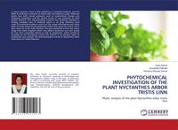 Produktbild: Phytochemical Investigation Of The Plant Nyctanthes Arbor Tristis Linn