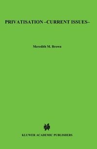 Produktbild: Privatisation - Current Issues