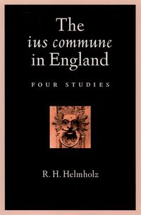 Produktbild: The ius commune in England