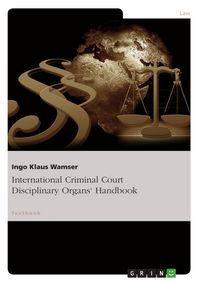 Produktbild: International Criminal Court Disciplinary Organs' Handbook