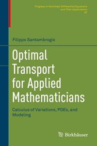 Produktbild: Optimal Transport for Applied Mathematicians