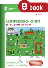 Produktbild: Lesespurgeschichten f&uuml;r das ganze Schuljahr