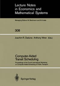 Produktbild: Computer-Aided Transit Scheduling