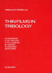 Produktbild: Thin Films in Tribology