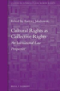 Produktbild: Cultural Rights as Collective Rights