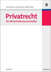 Produktbild: Privatrecht f&uuml;r Wirtschaftswissenschaftler