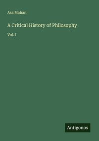 Produktbild: A Critical History of Philosophy