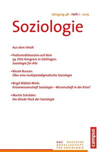 Produktbild: Soziologie 1/2019