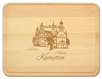 Produktbild: Buchenholz Schneidebrett 40x30cm, Motiv Kempten
