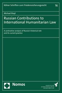 Produktbild: Russian Contributions to International Humanitarian Law