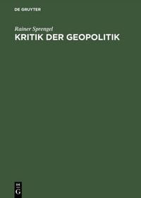 Produktbild: Kritik der Geopolitik