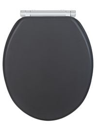 Produktbild: WC-Sitz Mod. Morra Anthrazit Matt, Universalform, aus massivem MDF