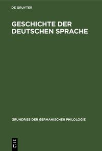 Produktbild: Geschichte der deutschen Sprache