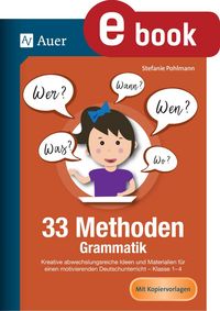 Produktbild: 33 Methoden Grammatik