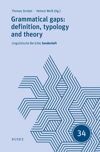 Produktbild: Grammatical gaps: definition, typology and theory