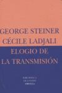Produktbild: Elogio de la transmisi&oacute;n : maestro y alumno