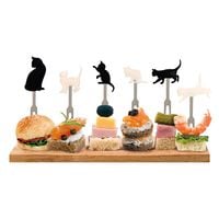 Produktbild: Legami Set mit 6 Aperitif-G&auml;belchen - Meow - K&auml;tzchen