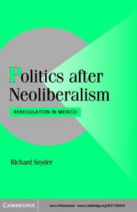 Produktbild: Politics after Neoliberalism