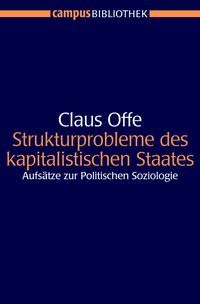 Bild vom Artikel Strukturprobleme des kapitalistischen Staates vom Autor Claus Offe