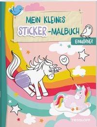 Produktbild: Mein kleines Sticker-Malbuch. Einh&ouml;rner