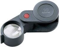 Produktbild: Eschenbach 118210 Einschlaglupe Vergr&ouml;&szlig;erungsfaktor: 10 x Linsengr&ouml;&szlig;e: (&Oslash;) 23mm Schwarz