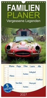 Produktbild: Familienplaner 2027 - Vergessene Legenden mit 5 Spalten (Wandkalender, 21 x 45 cm) CALVENDO