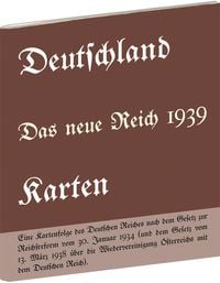 Produktbild: Historische Karten: DEUTSCHLAND - Das neue Reich 1939