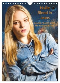 Produktbild: Hailie - Blond in Jeans (Wandkalender 2027 DIN A4 hoch), CALVENDO Monatskalender