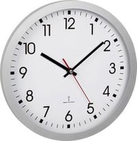 Produktbild: TFA Dostmann 60.3522.02 Funk Wanduhr 30 cm x 4.3 cm Silber