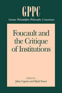 Produktbild: Foucault and the Critique of Institutions