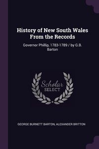 Produktbild: History of New South Wales From the Records