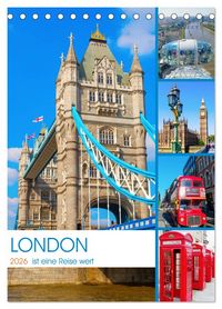 Produktbild: London ist eine Reise wert (Tischkalender 2026 DIN A5 hoch), CALVENDO Monatskalender