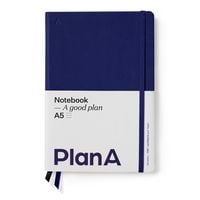 Produktbild: Notizbuch A5 Hardcover Punktiert Navy Blue