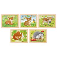 Produktbild: Einlegepuzzle Waldtiere