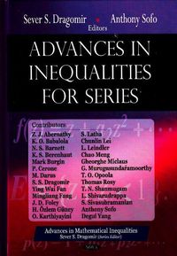 Produktbild: Advances in Inequalities for Series