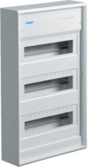 Produktbild: Hager VA36CN Verteilerschrank Aufputz Anzahl Teilungen = 36 Anzahl Reihen = 3 Inhalt 1St.