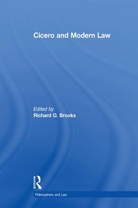 Produktbild: Cicero and Modern Law
