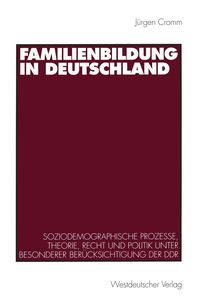 Produktbild: Familienbildung in Deutschland