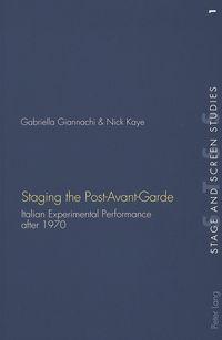 Produktbild: Staging the Post-Avant-Garde