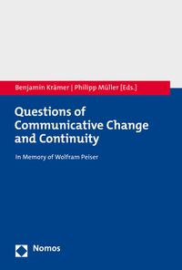 Produktbild: Questions of Communicative Change and Continuity