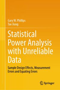 Produktbild: Statistical Power Analysis with Unreliable Data
